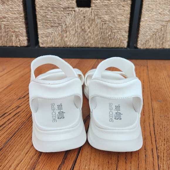 Skechers Slip Ins Ultra- Flex Washable Knit Sandals -Feelin' Pretty 10 W - Picture 6 of 7